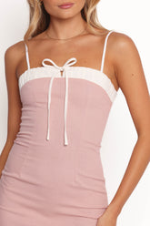 Abril Mini Dress - Pink